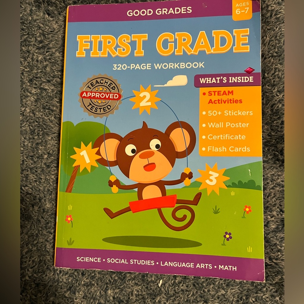 First grade workbook